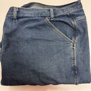 Full Blue Men's Relaxed Fit Blue Jeans 54x32